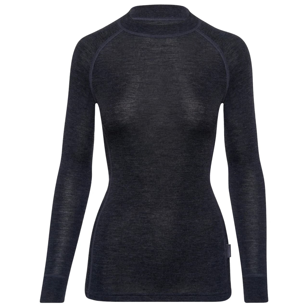 Мериносово термобельо Thermowave Women's Merino Warm Active Thermal L/S Shirt Merino base layer - Black Melange