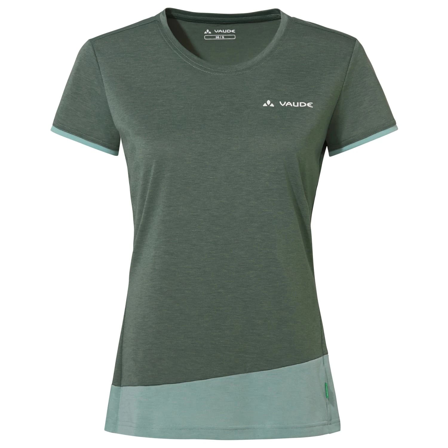 Дамска спортна тениска Vaude Women's Sveit Shirt T-shirt - Agave