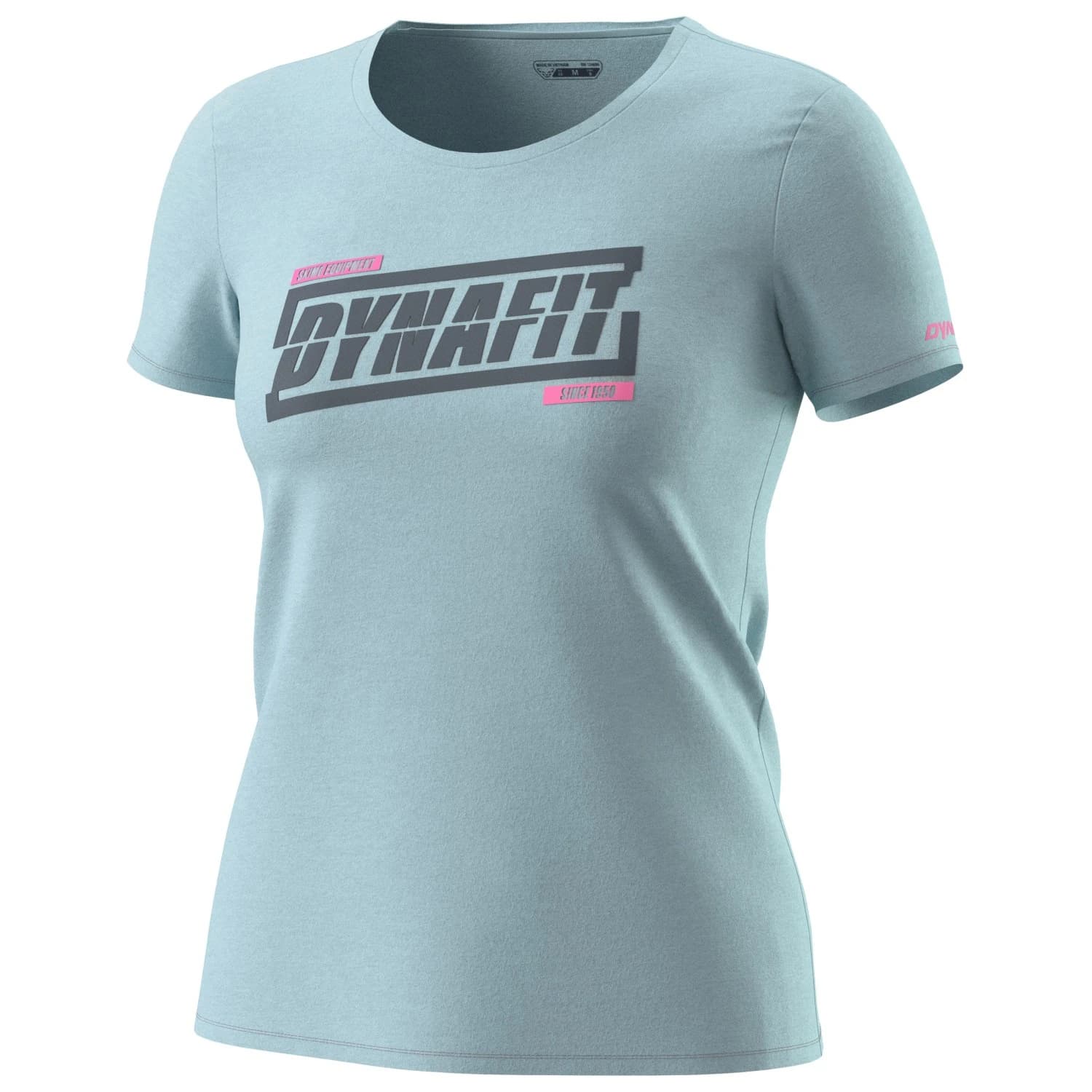 Дамска тениска Dynafit Women's Graphic Cotton S/S Tee T-shirt - Cloud Blue / Tabloid