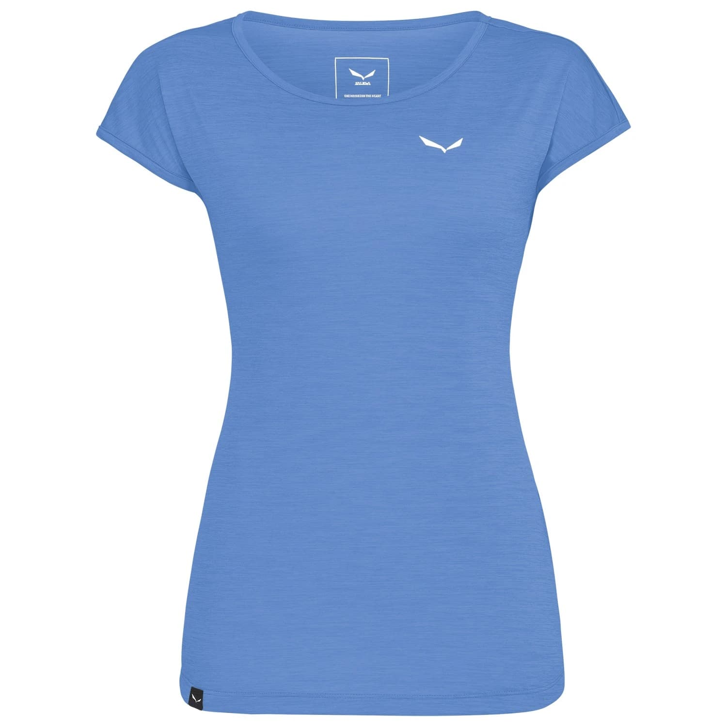 Дамска спортна тениска Salewa Women's Puez Melange Dry S/S Tee T-shirt - Morning Blue Melange