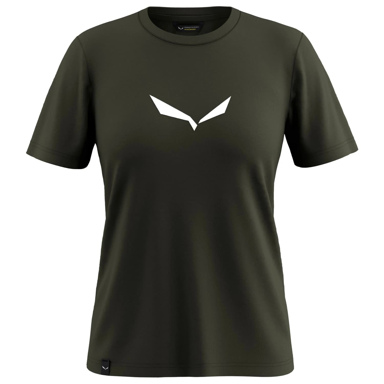 Дамска спортна тениска Salewa Women's Solid Dri-Release S/S Tee T-shirt - Dark Olive