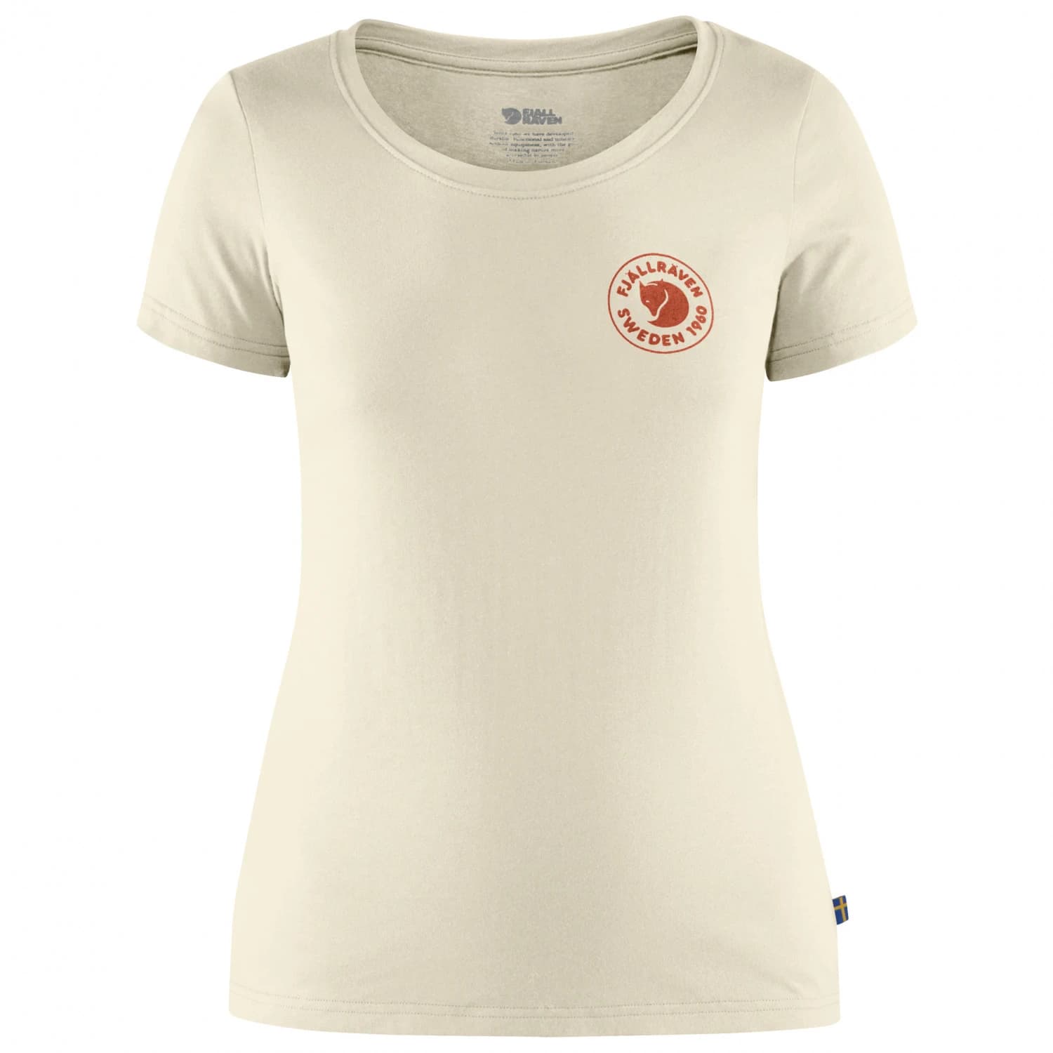 Дамска тениска Fjällräven Women's 1960 Logo T-shirt - Chalk White
