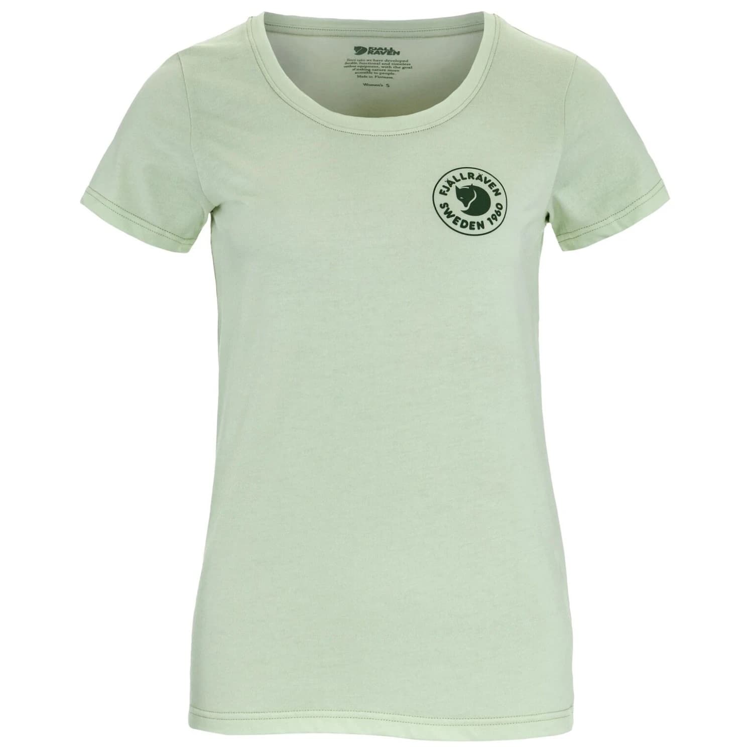 Дамска тениска Fjällräven Women's 1960 Logo T-shirt - Soft Jade
