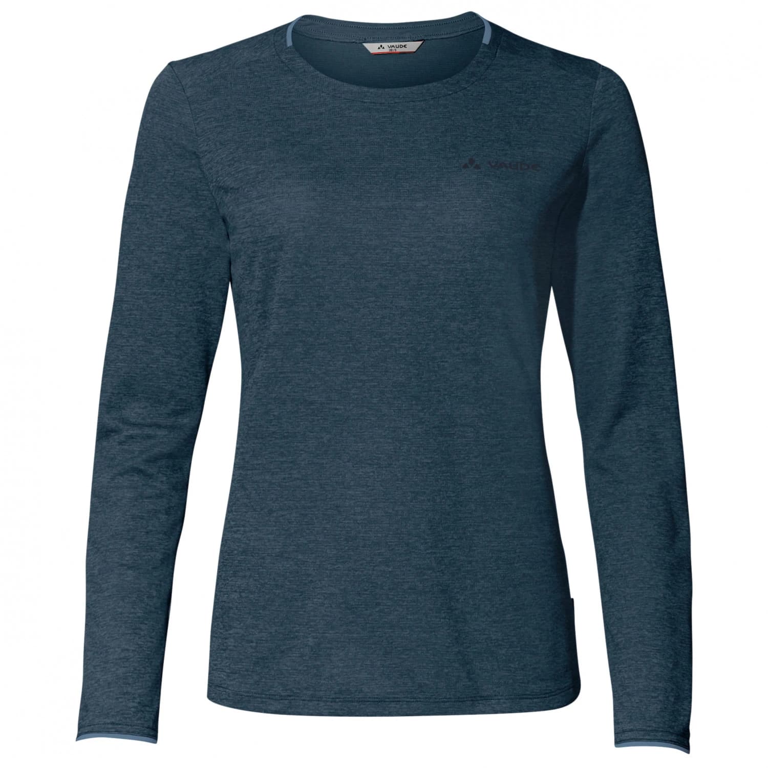 Дамска спортна тениска Vaude Women's Essential L/S T-Shirt Sport shirt - Dark Sea Uni
