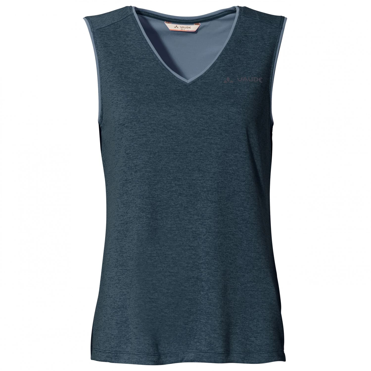Дамска спортна тениска Vaude Women's Essential Top Sport shirt - Dark Sea Uni