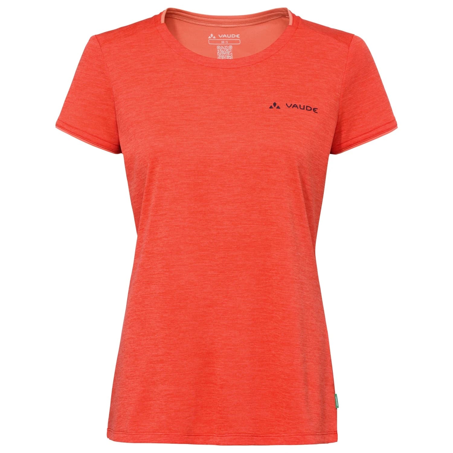 Дамска спортна тениска Vaude Women's Essential T-Shirt Sport shirt - Glowing Red