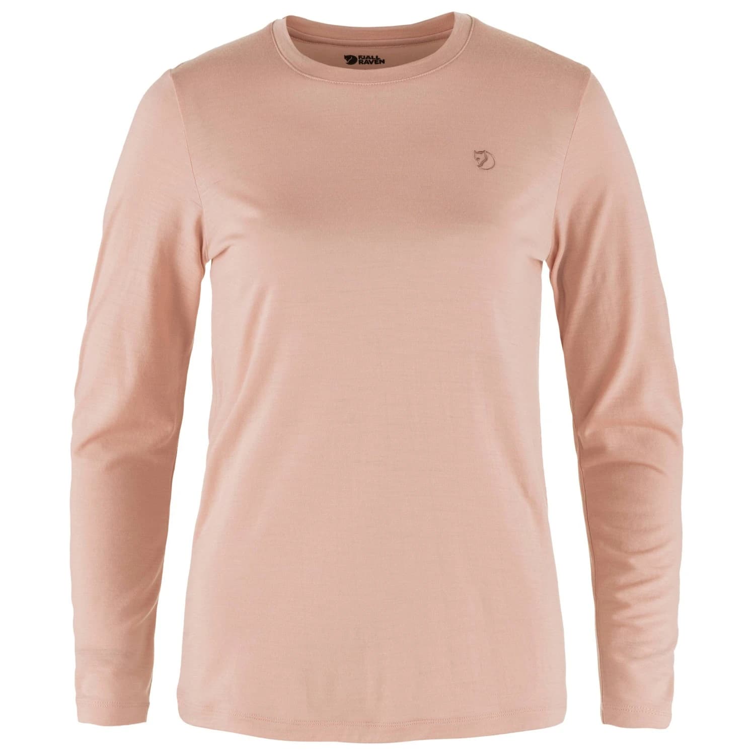 Дамска мериносова блуза Fjällräven Women's Abisko Wool L/S Merino longsleeve - Chalk Rose