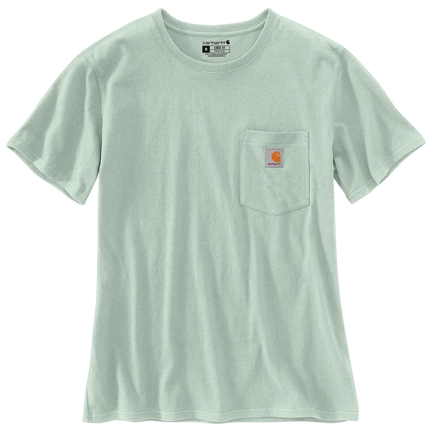 Дамска тениска Carhartt Women's Loose Fit Heavyweight S/S Pocket Cotton T-shirt - Smoked Teal