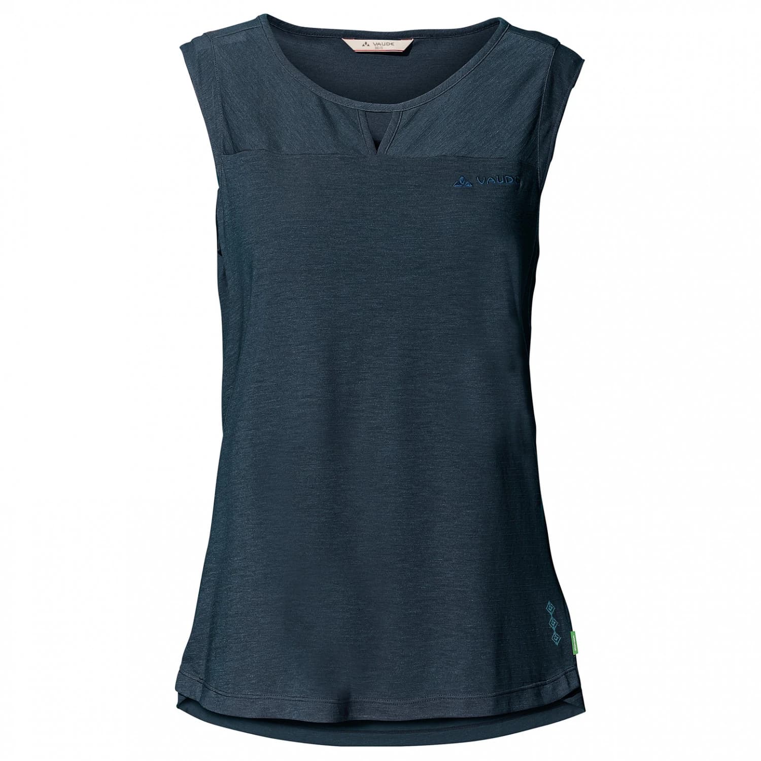 Дамски топ Vaude Women's Skomer Hiking Top - Dark Sea