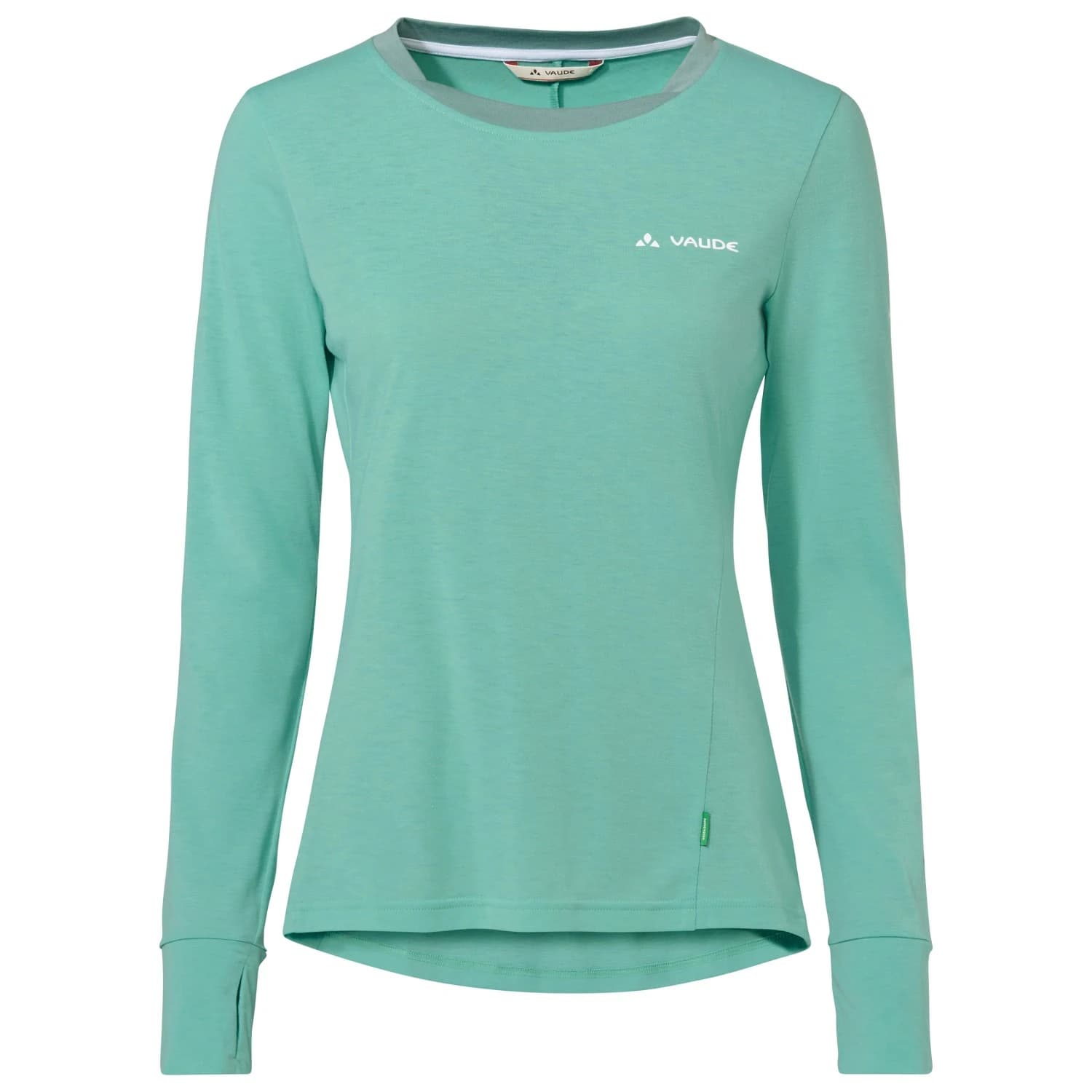 Дамска мериносова блуза Vaude Women's Sveit L/S Shirt II Longsleeve - Sage