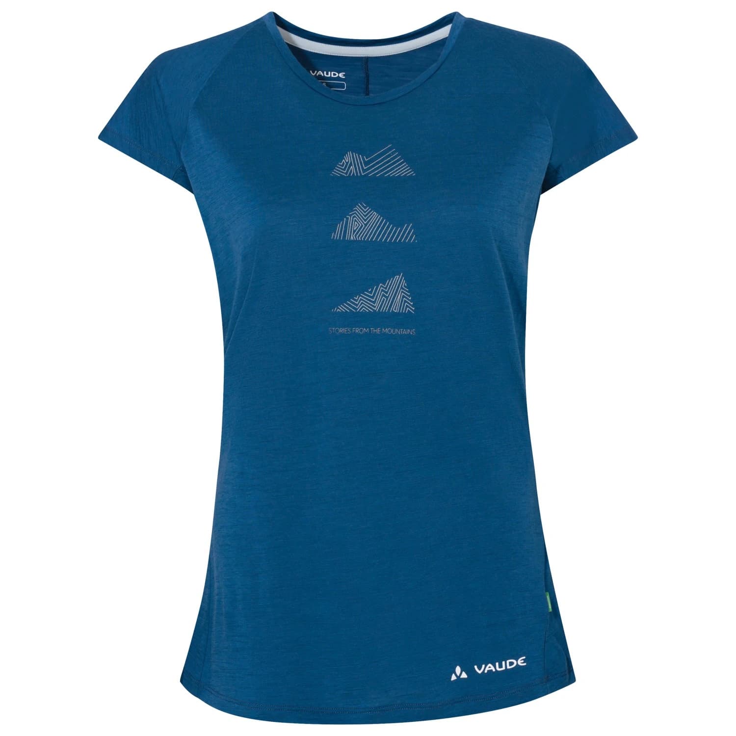 Дамска мериносова блуза Vaude Women's Tekoa Wool Merino shirt - Shore Blue