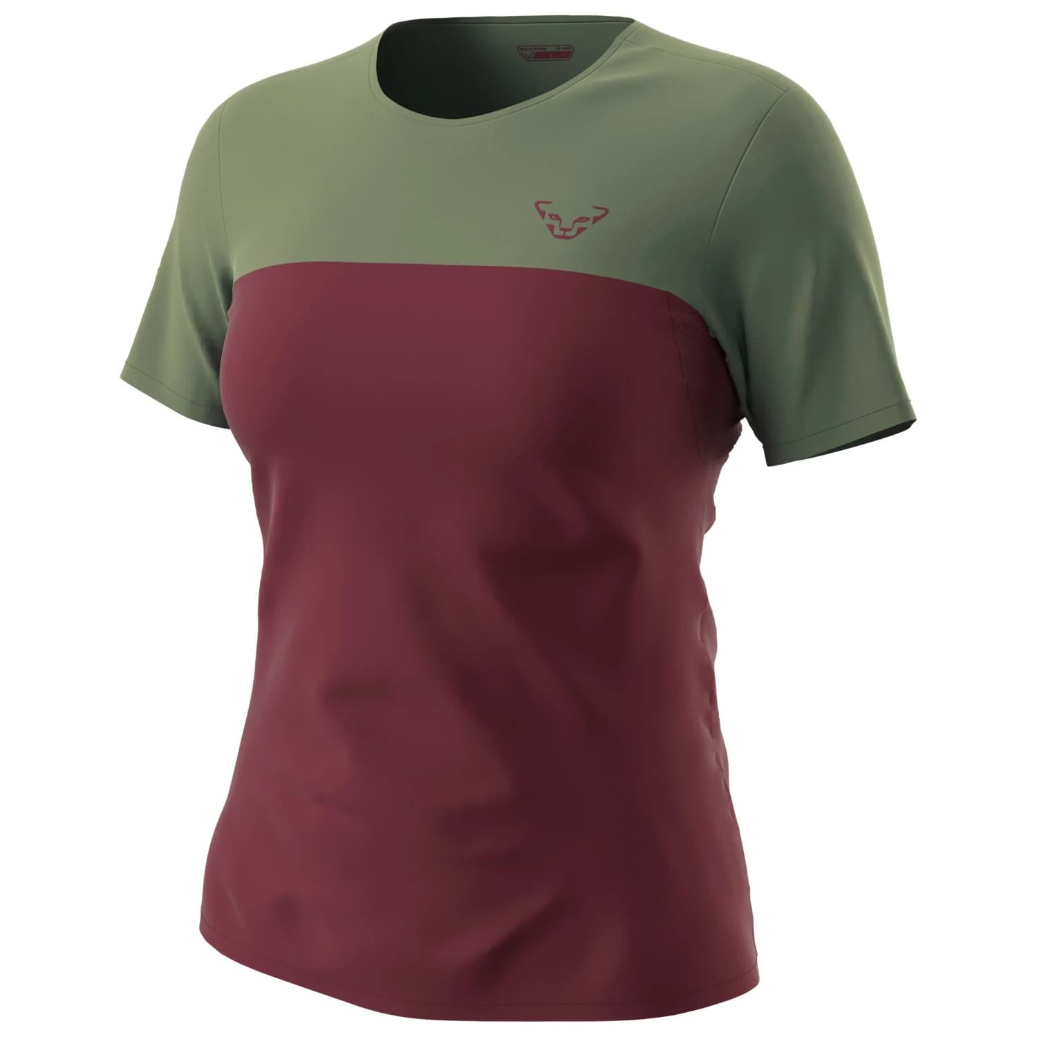 Дамска спортна тениска Dynafit Women's Traverse S-Tech S/S Tee Sport shirt - Burgundy / 5290