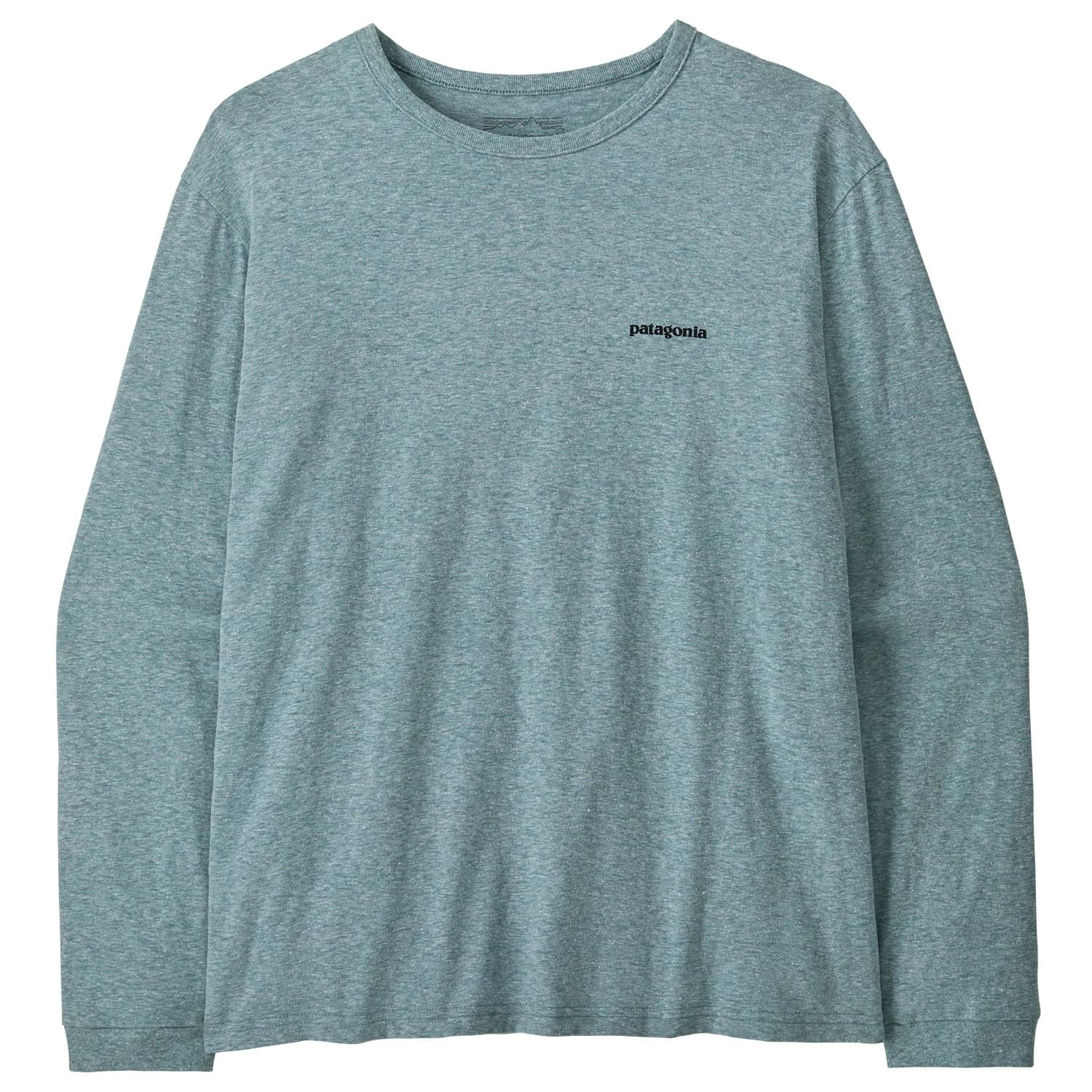 Дамска блуза с дълъг ръкав Patagonia Women's L/S P-6 Logo Responsibili-Tee Longsleeve - Blue Sage