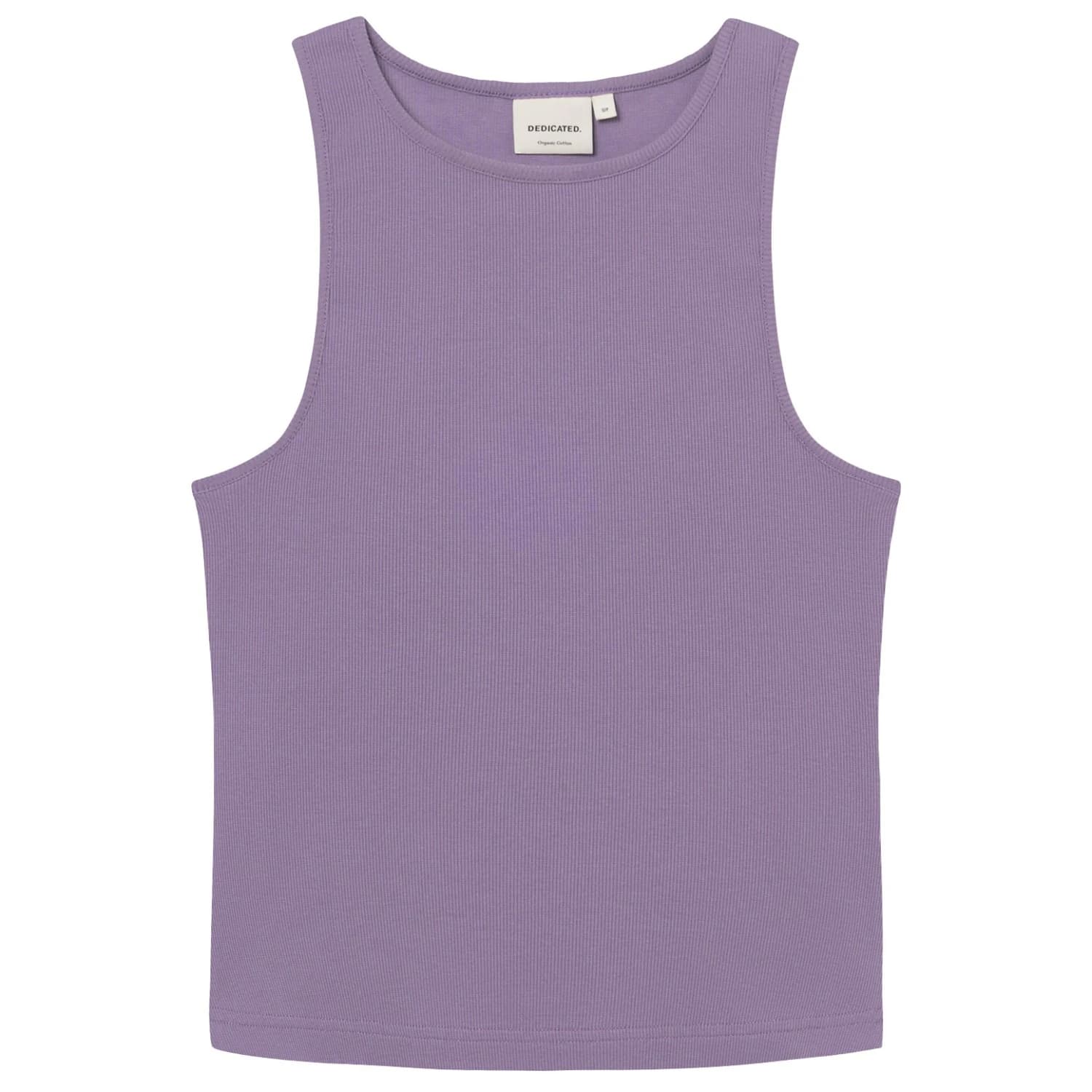 Дамски топ DEDICATED Women's Rib Top Valdermarsvik Top - Haze Purple