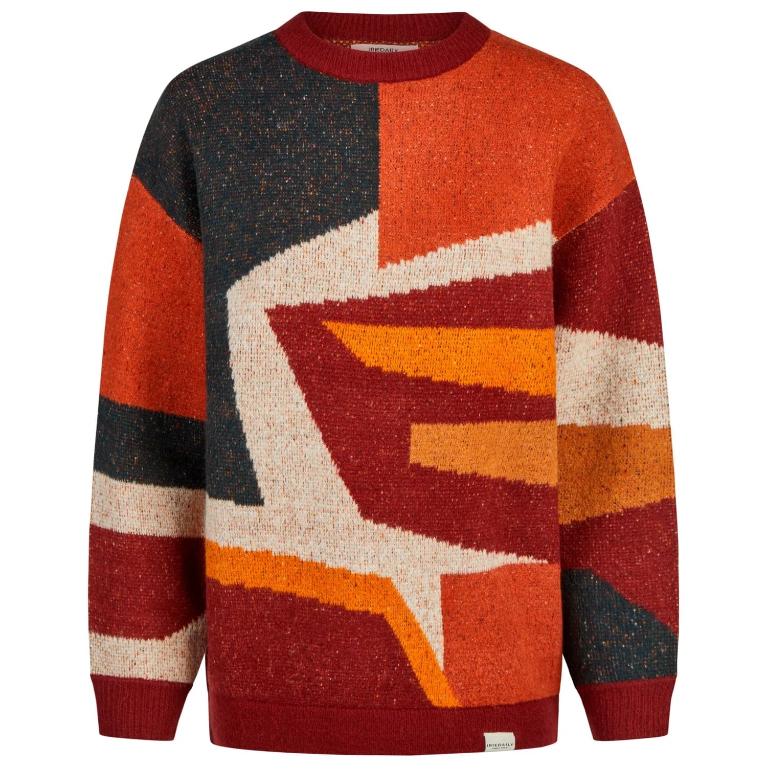 Пуловер Iriedaily Women's Fady Knit Jumper - Green / Red