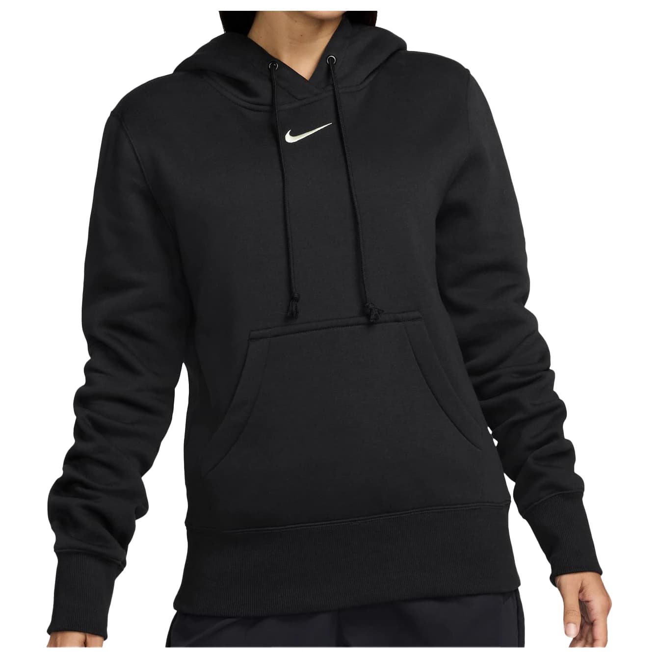Дамски суичър Nike Women's Sportswear Phoenix Fleece HDY Hoodie - Black / Sail