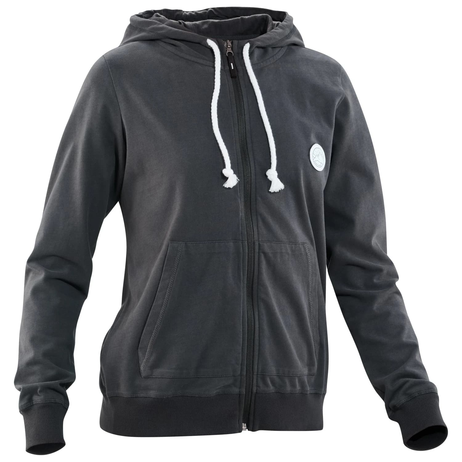Дамски суичър Edelrid Women's Bege Zip Hoody Hoodie - Obsidian
