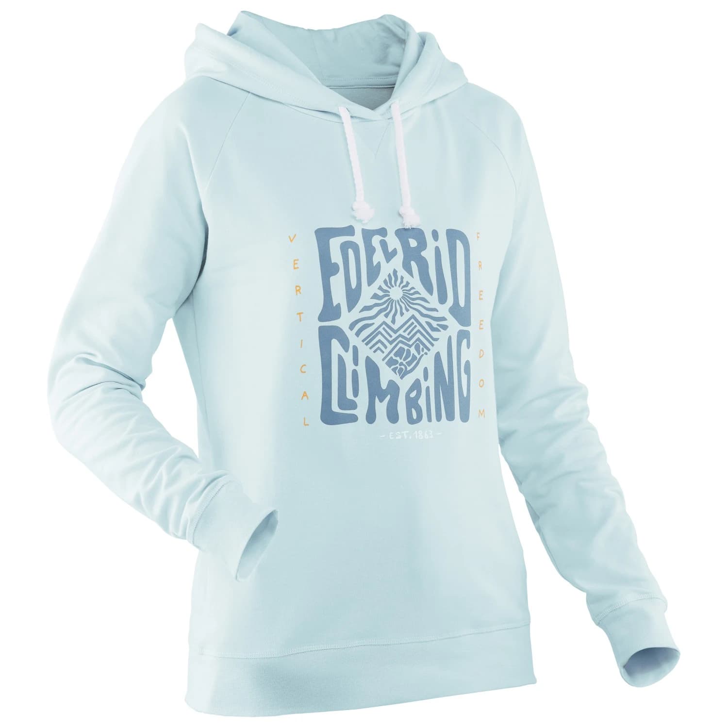 Дамски суичър Edelrid Women's Tecu Hoody Hoodie - Sky