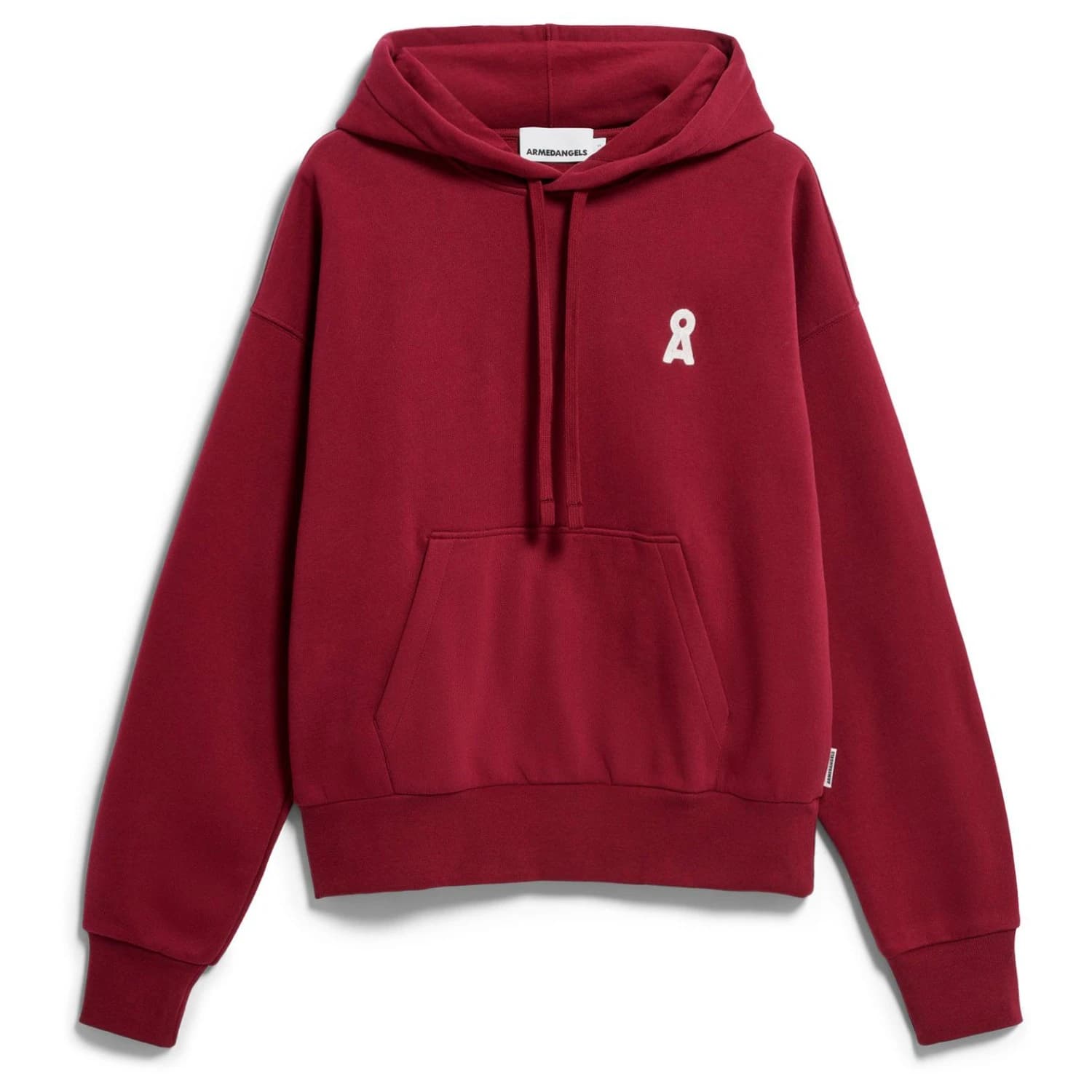 Дамски суичър ARMEDANGELS Women's Francisaraa Hoodie - Velvet Red