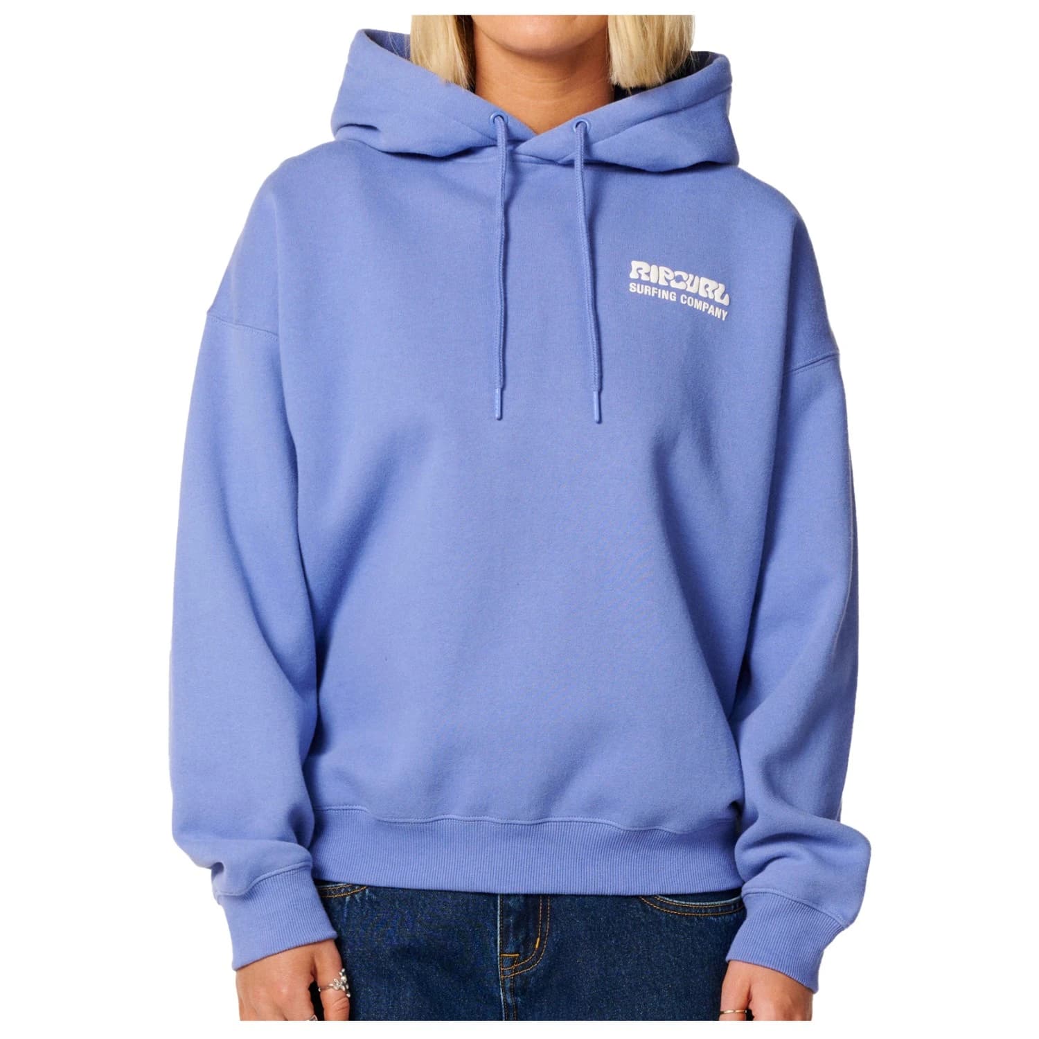 Дамски суичър Rip Curl Women's Surf Puff Heritage Hood Hoodie - Mid Blue