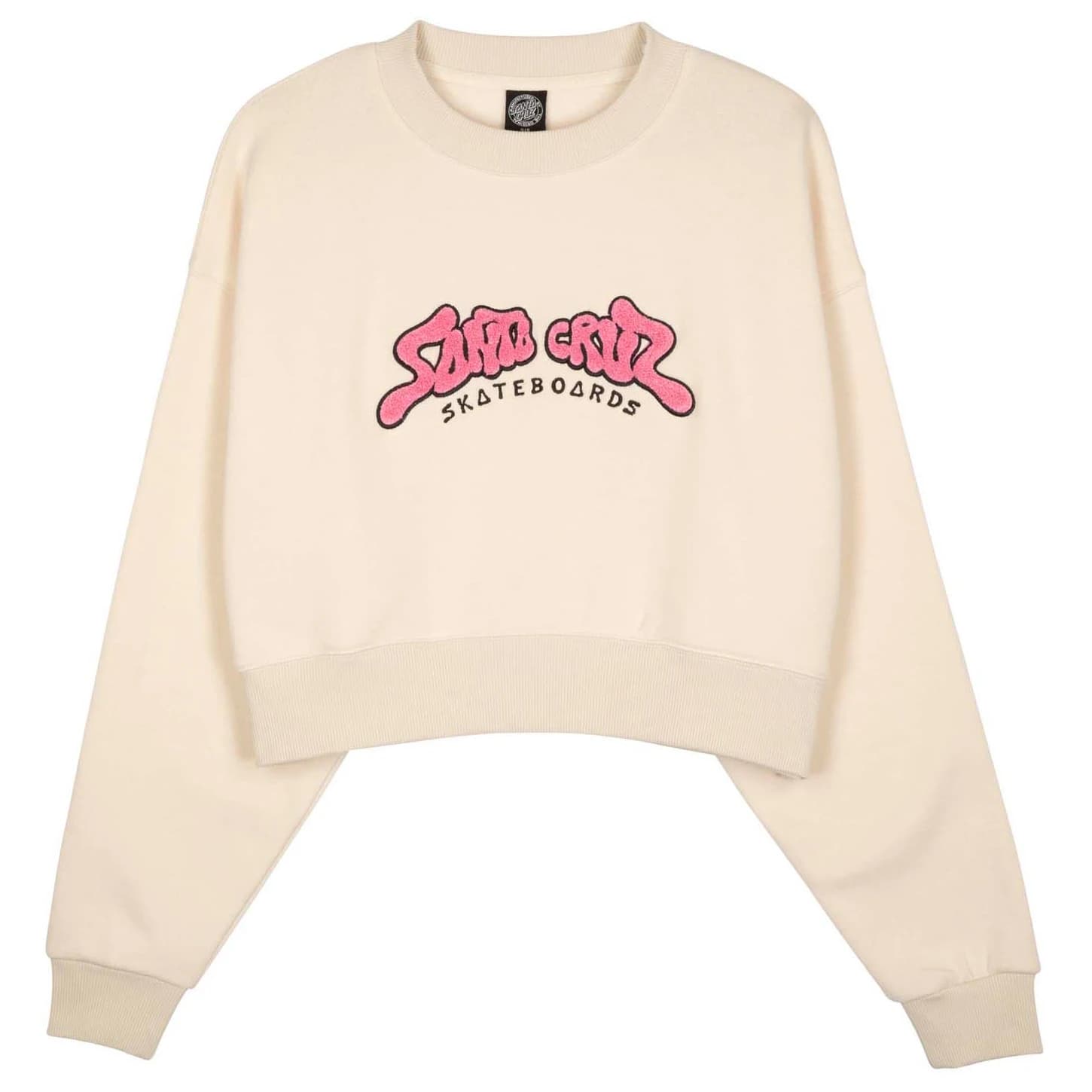 Дамски пуловер Santa Cruz Women's Winkowski 8Baller Strip Crew Jumper - Chalk