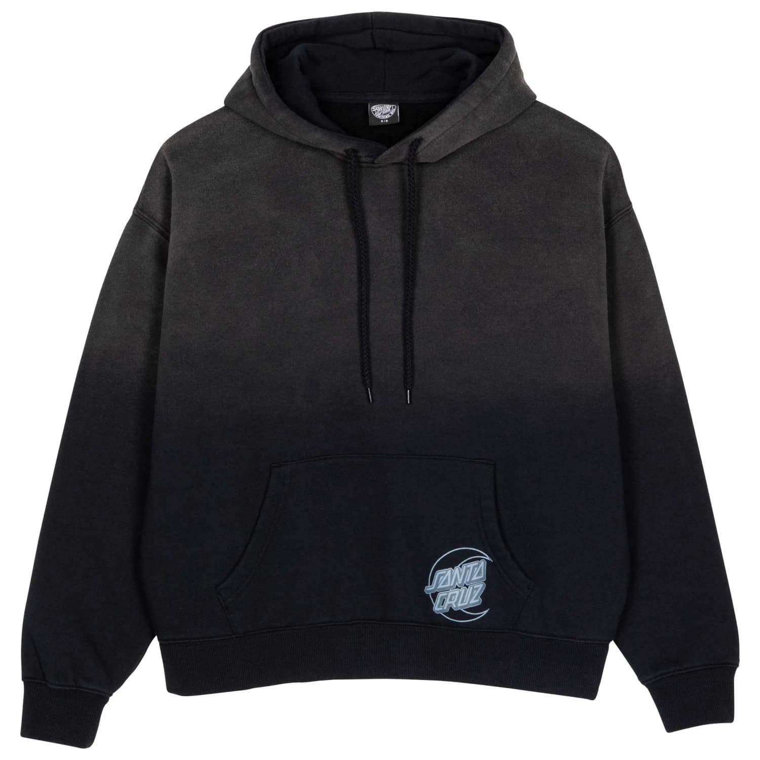 Дамски суичър Santa cruz Women's Imprint Moon Dot Hood Hoodie - Black Wash
