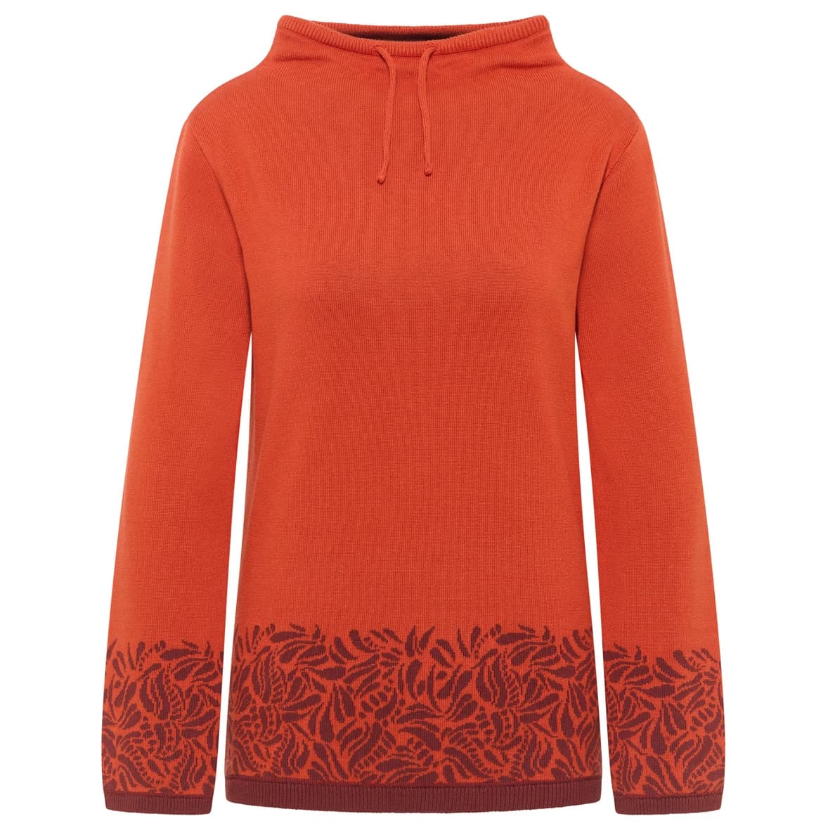 Дамски пуловер Tranquillo Women's Jaquard-Pullover Jumper - Rooibos Paisley