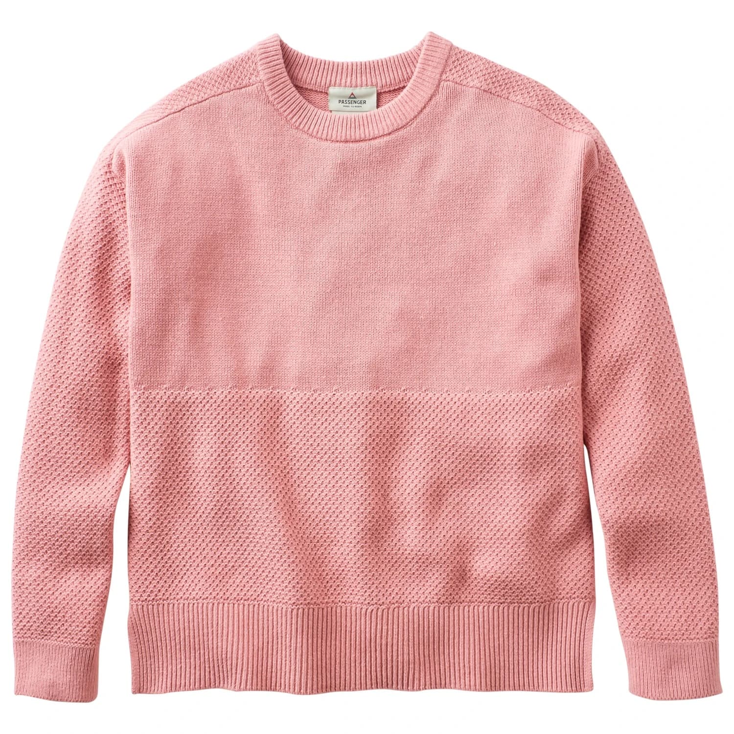 Дамски пуловер Passenger Women's Cove 2.0 Organic Cotton Knitted Jumper - Pink Haze
