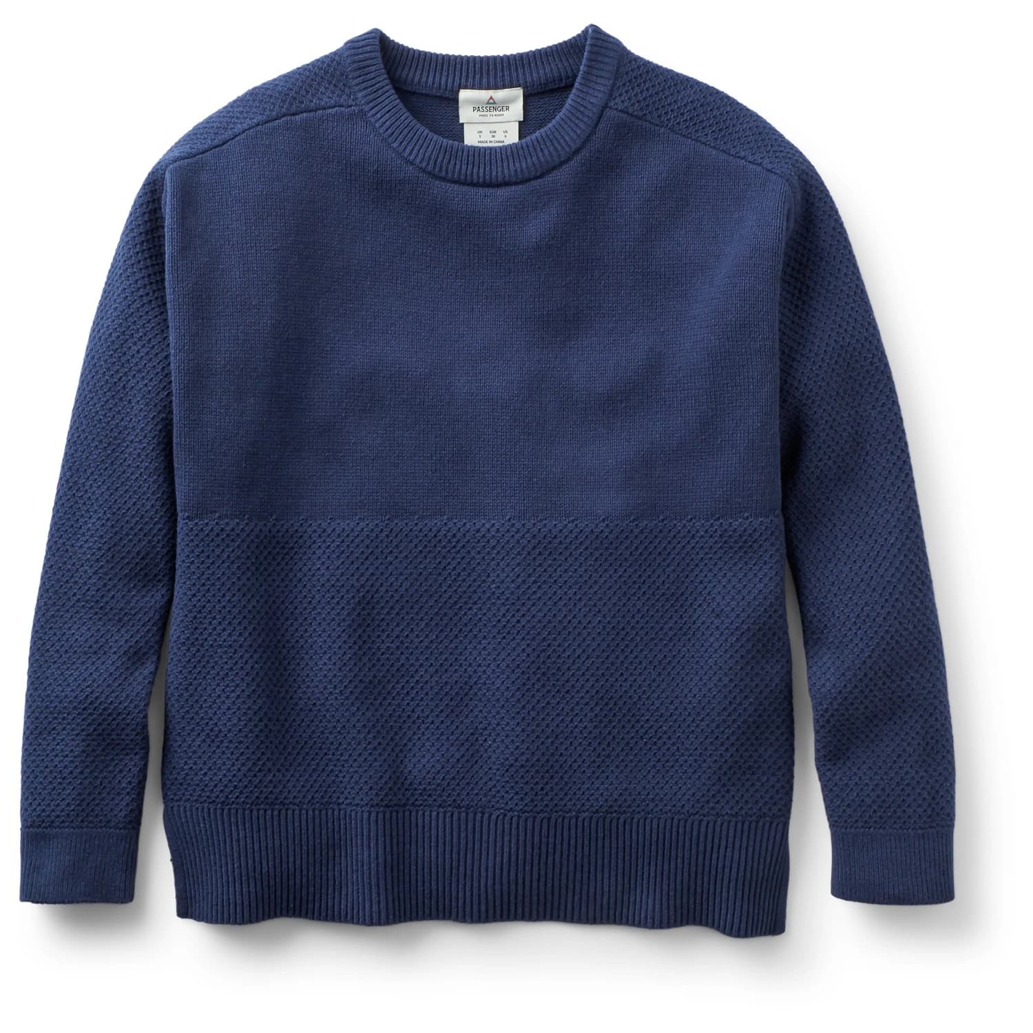Дамски пуловер Passenger Women's Cove 2.0 Organic Cotton Knitted Jumper - Rich Navy