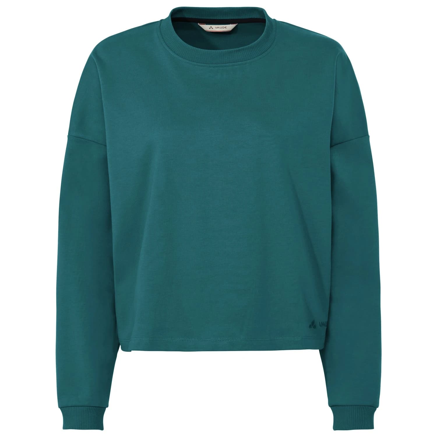 Дамски пуловер Vaude Women's Najun L/S Shirt Jumper - Dark Fjord Green