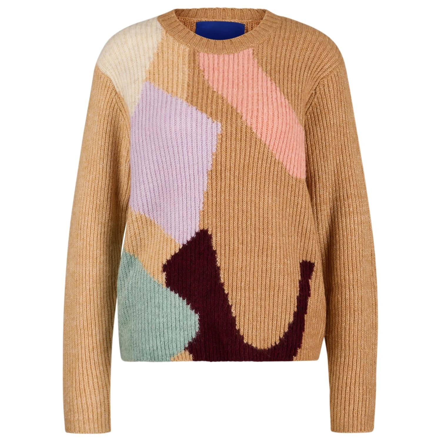 Дамски пуловер Selfhood Women's Knit Sweater Jumper - Apricot