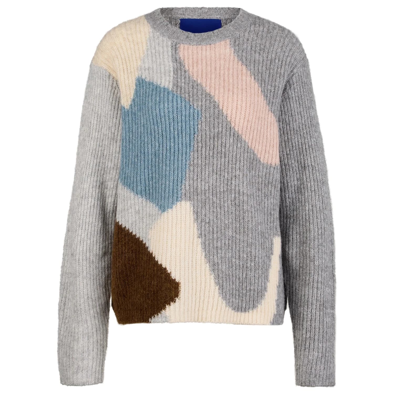 Дамски пуловер Selfhood Women's Knit Sweater Jumper - Grey