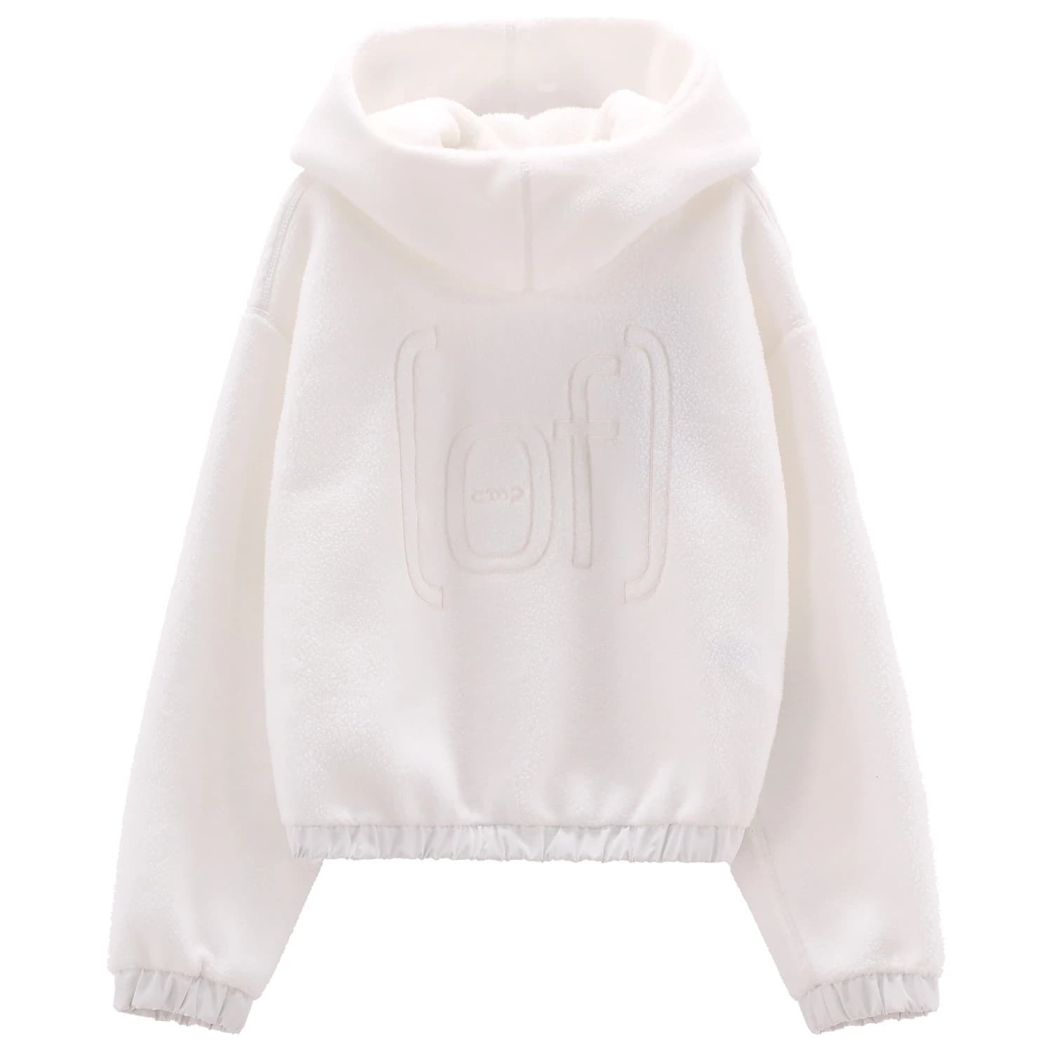 Суичър CMP Women's Sweat Fix Hood Hoodie - Snow