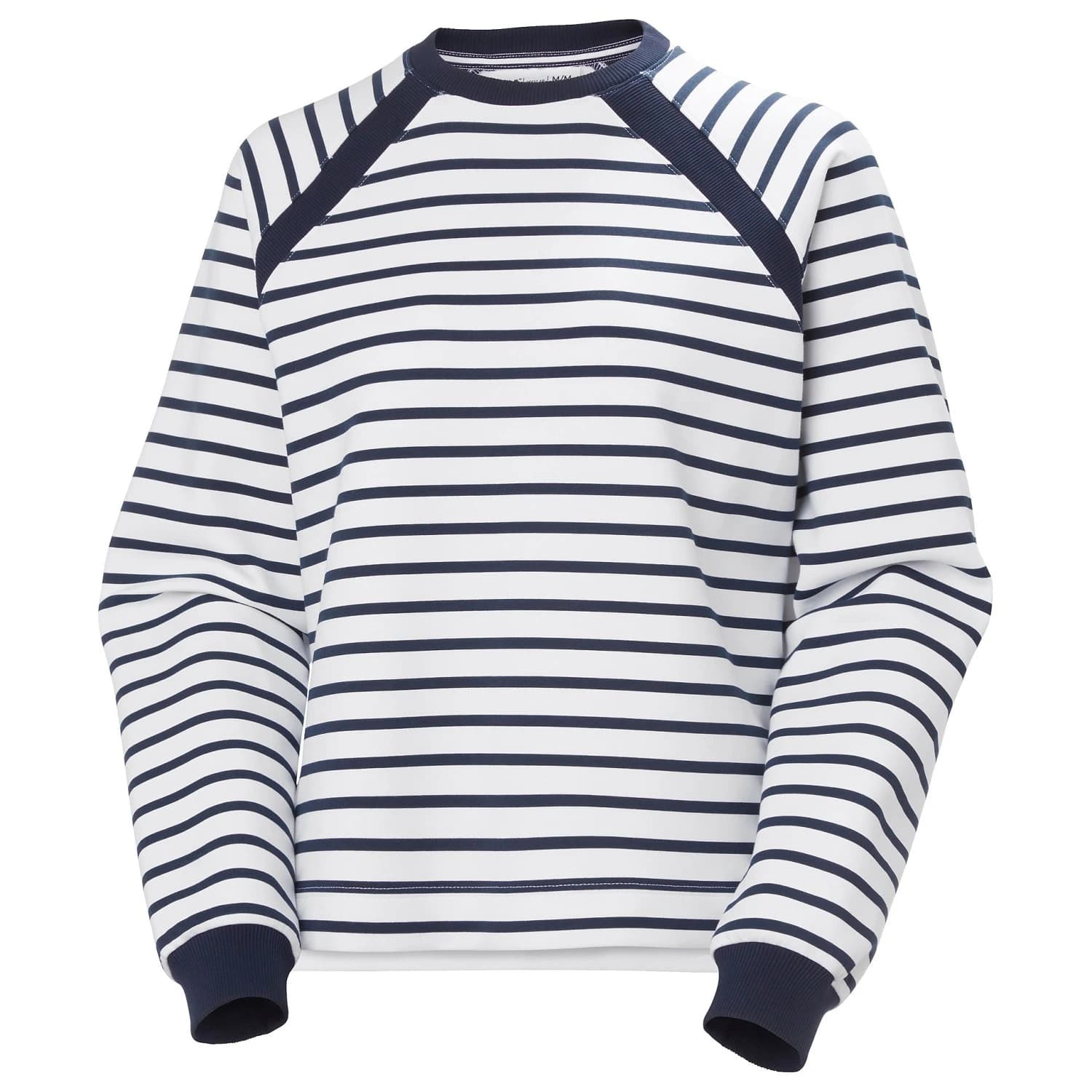 Дамски пуловер Helly Hansen Women's Capri Graphic Sweater Jumper - White Navy Stripe