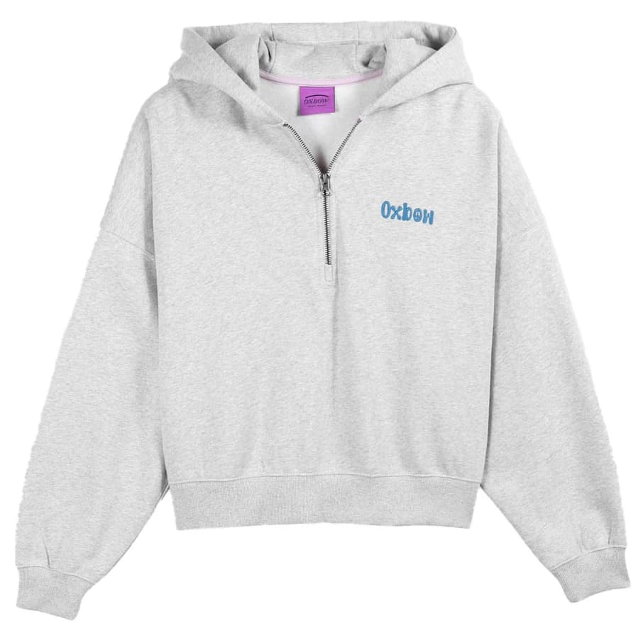 Дамски суичър Oxbow Women's Waterlily Fleece Hood Hoodie - Grey Heather