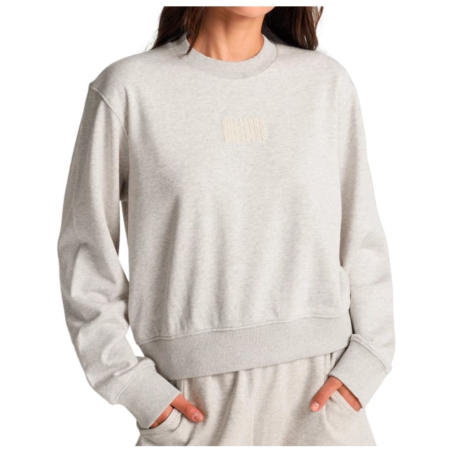 Дамски пуловер Billabong Women's Family Tree Jumper - Grey Heather