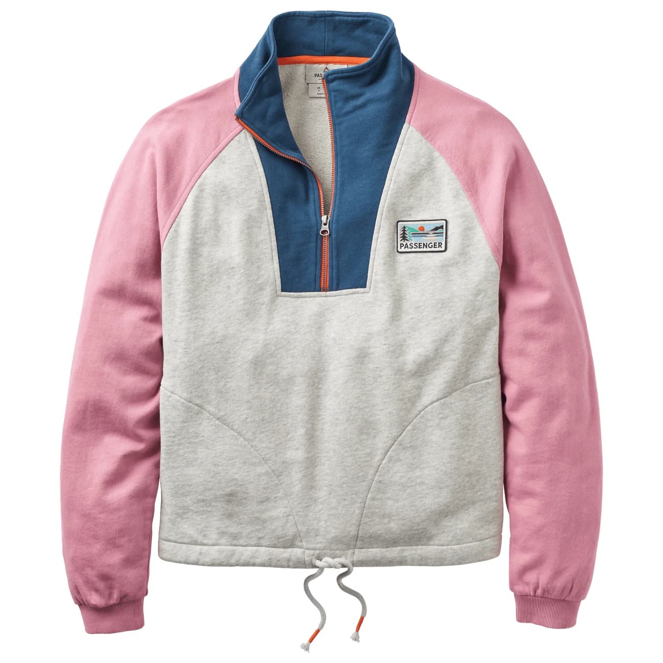 Дамски пуловер Passenger Women's Jazz Smock Sweatshirt 2.0 Jumper - Grey Marl