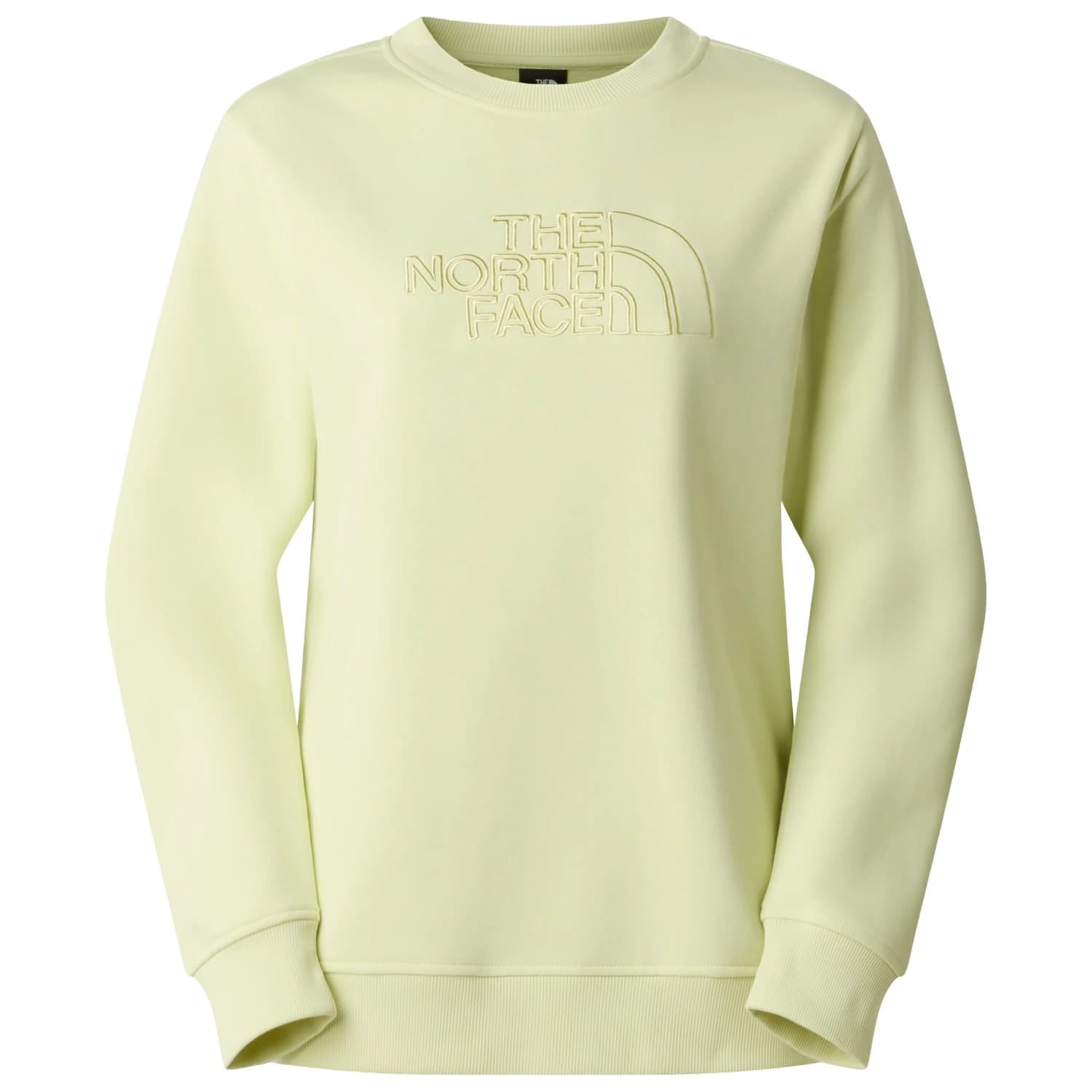 Дамски пуловер The North Face Women's Drew Peak Light Crew Jumper - Lemon Mist / Pear