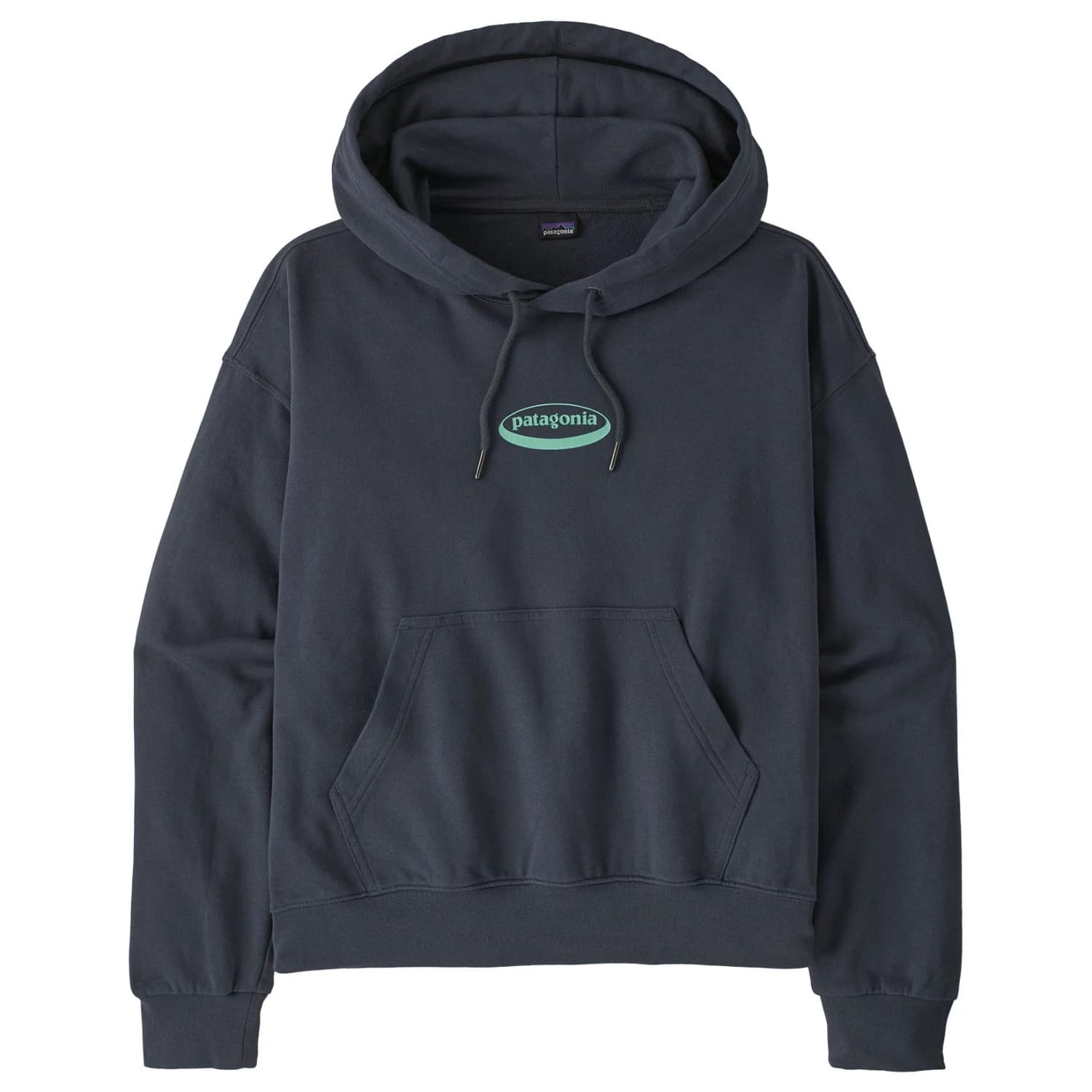 Дамски суичър Patagonia Women's 95 Oval Logo Daily Hoody Hoodie - Smolder Blue: Moon Tripper