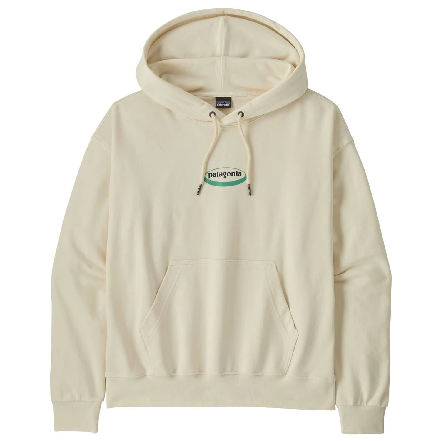Дамски суичър Patagonia Women's 95 Oval Logo Daily Hoody Hoodie - Wool White