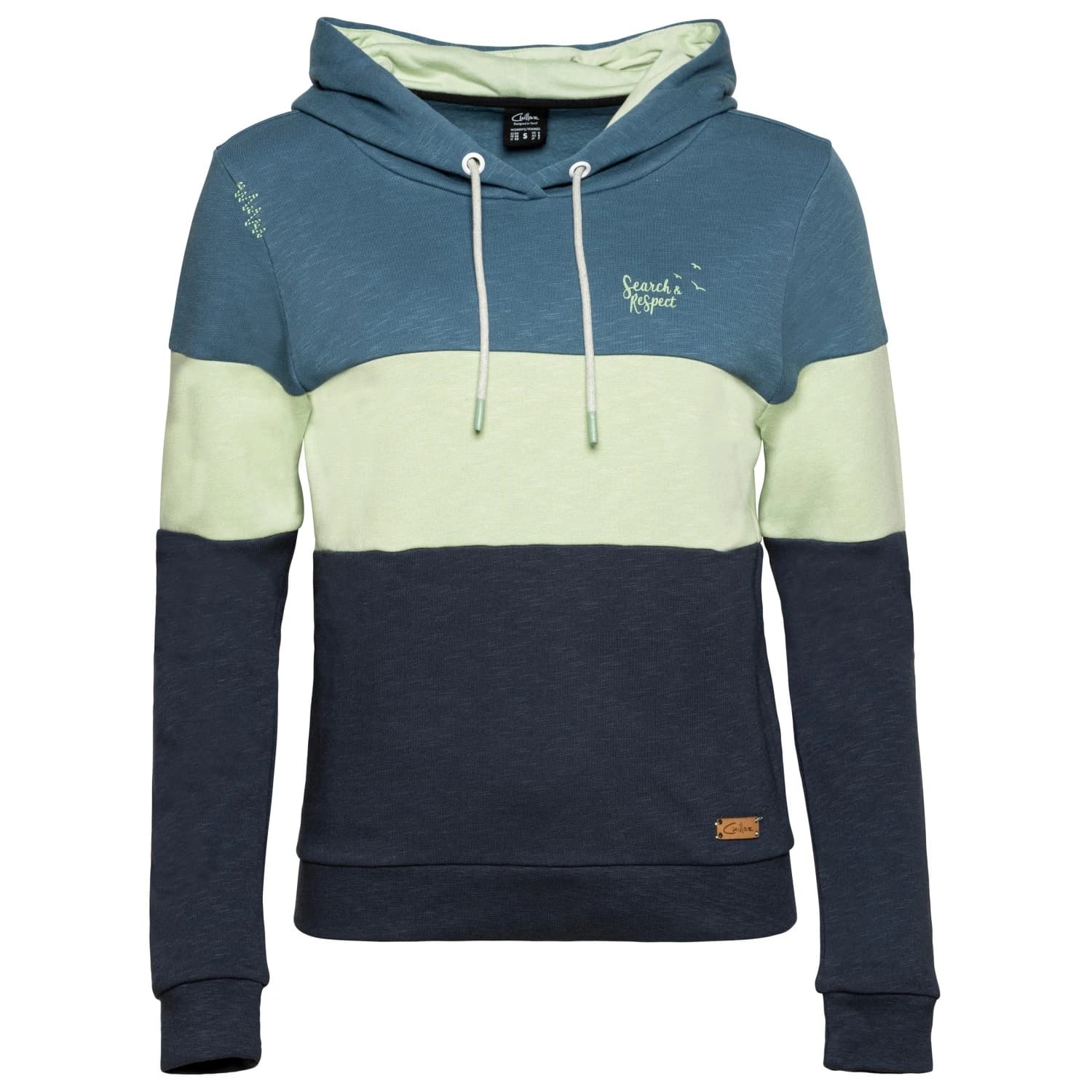 Дамски суичър Chillaz Women's Walchsee Search & Respect Hoodie - Dark Blue