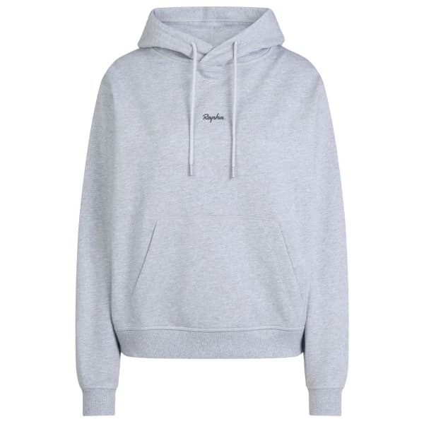 Дамски суичър Rapha Women's Cotton Hoodie - Light Grey / Black