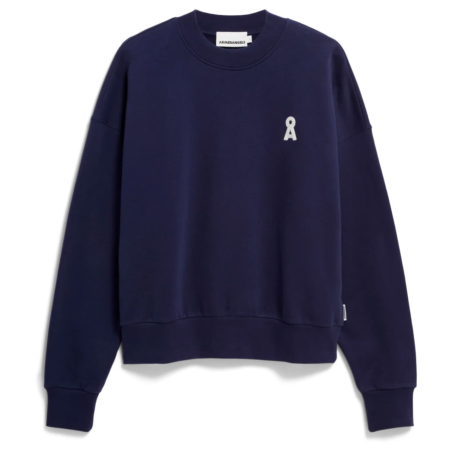 Дамски пуловер ARMEDANGELS Women's Iconic Å Alizaa Sweat Jumper - Tinted Navy