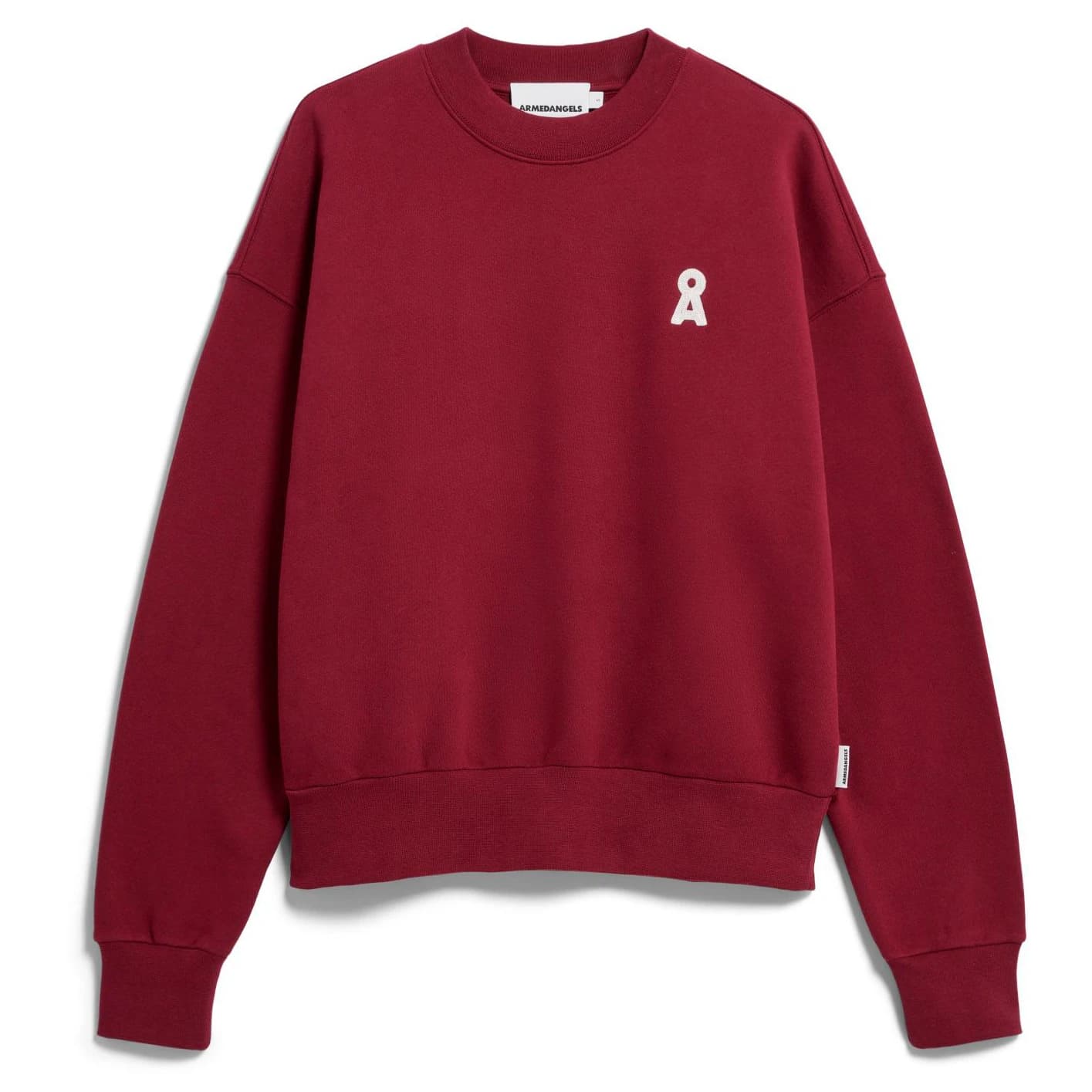 Дамски пуловер ARMEDANGELS Women's Iconic Å Alizaa Sweat Jumper - Velvet Red