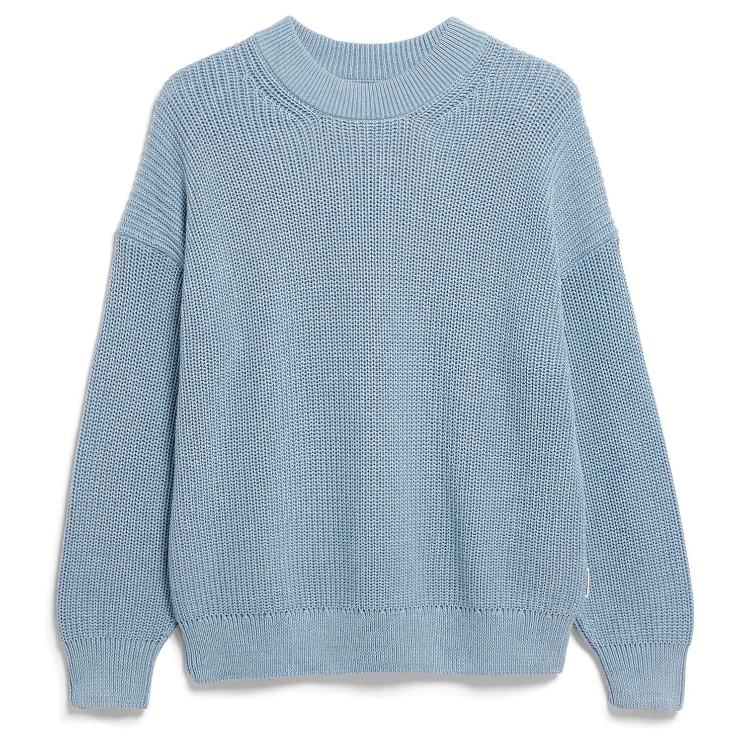 Дамски пуловер ARMEDANGELS Women's Vanisé Knit Sweater Jumper - Blue Glow / Dark Blue Glow