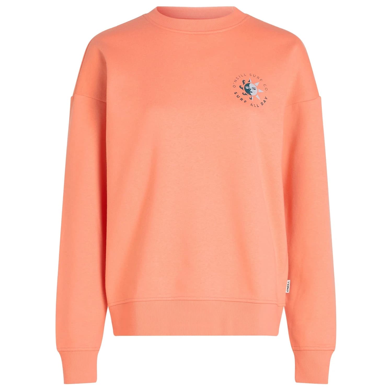 Дамски пуловер O'Neill Women's Summer Musthave Crew Jumper - Funky Peach