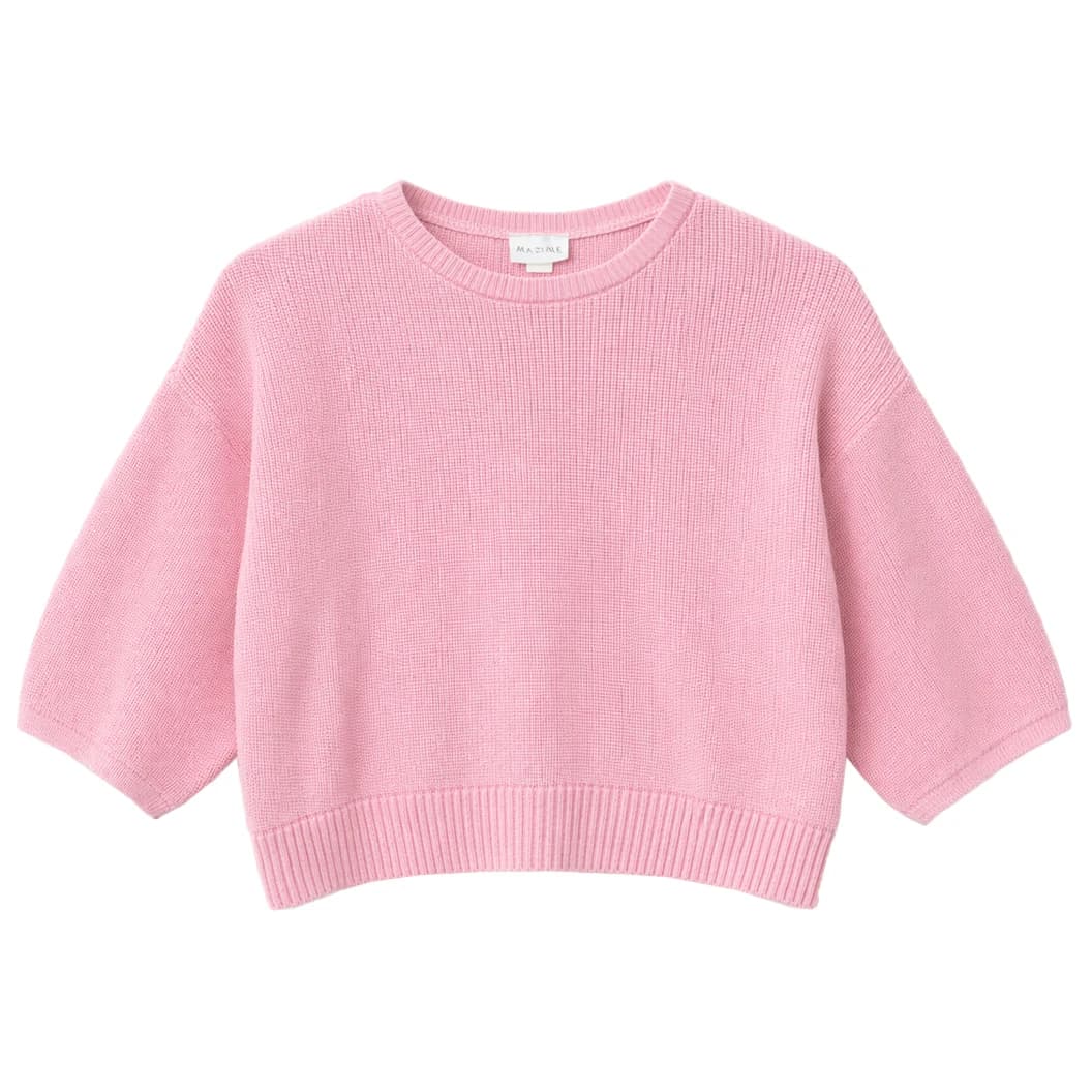 Дамски пуловер Mazine Women's Half Sleeve Knit Jumper - Blossom Pink