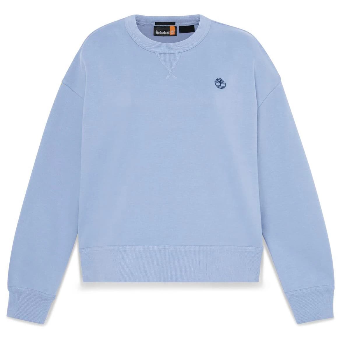 Дамски пуловер Timberland Women's Lush Crew Sweatshirt Jumper - Stone Wash