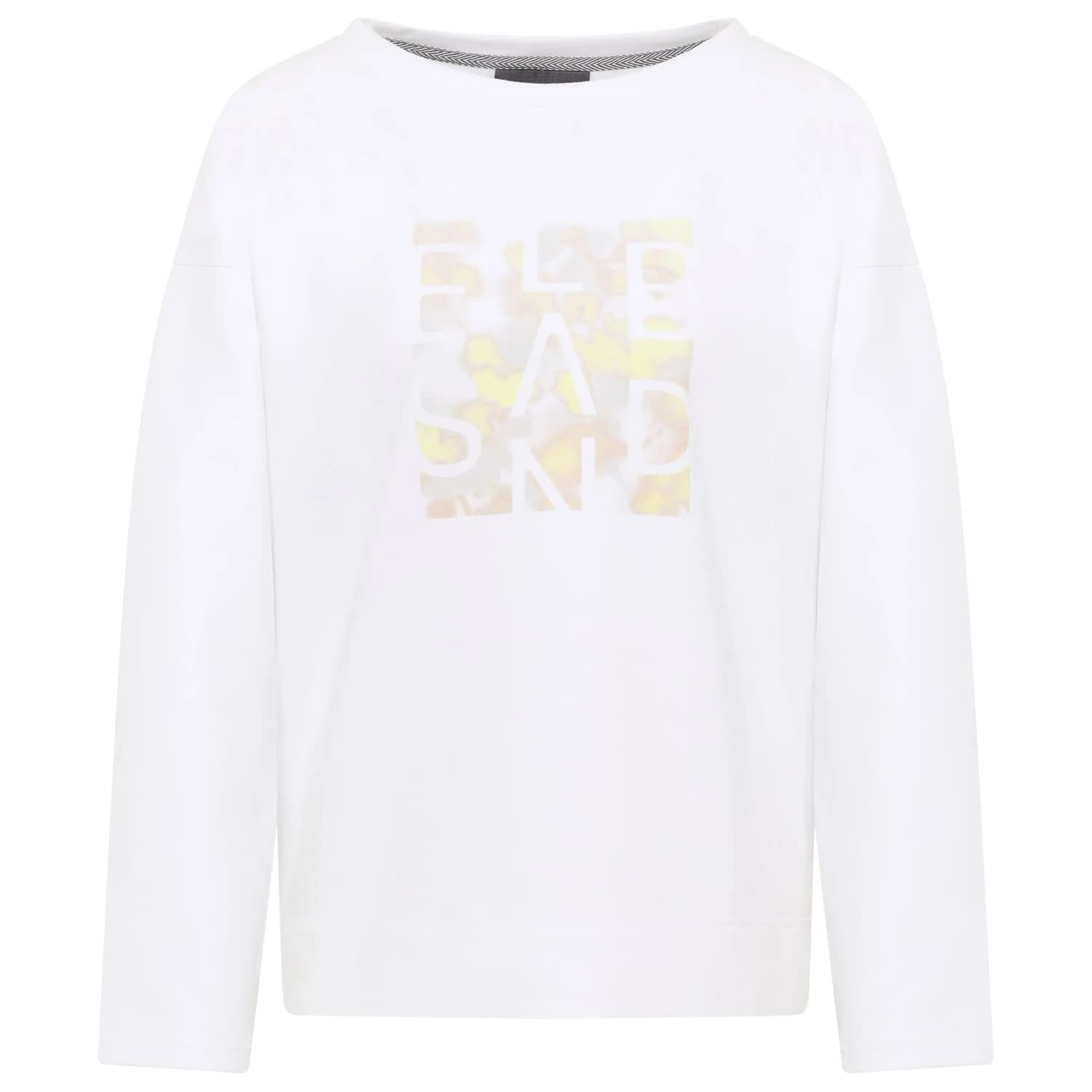 Дамски пуловер ELBSAND Women's Alvit Jumper - Bright White / Multicolored
