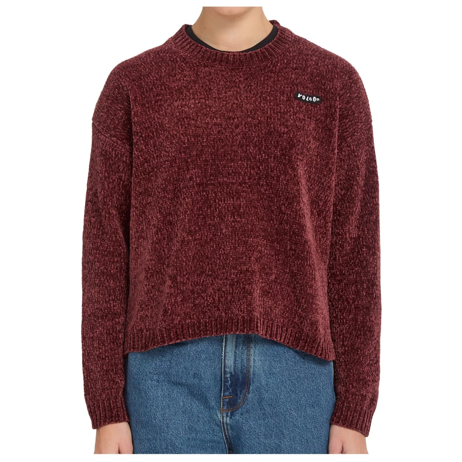 Пуловер Volcom Women's Bubble Tease Sweater Jumper - Brick